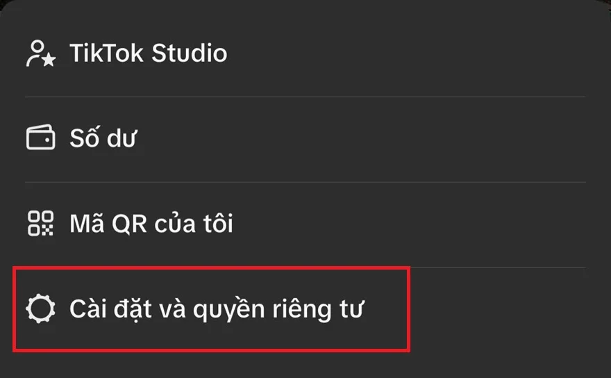 Cách chặn tin nhắn người lạ trên TikTok