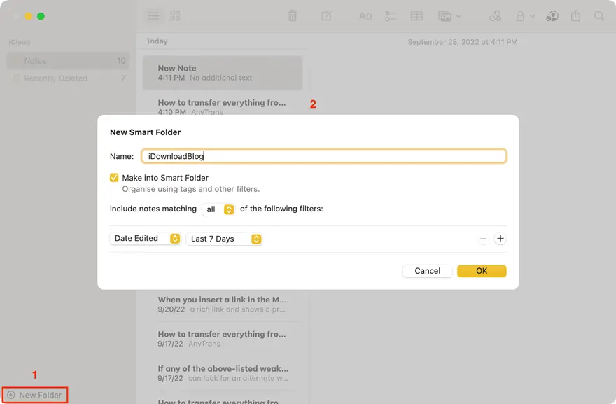 Mẹo sử dụng Notes hiệu quả trên Macbook