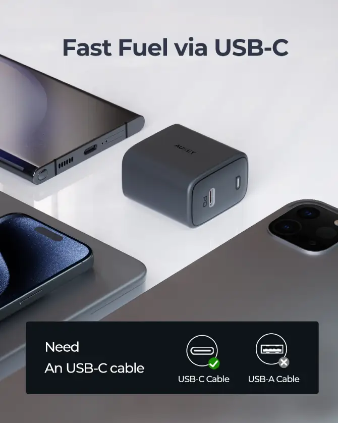 Cốc sạc nhanh Aukey PD45W Omnia