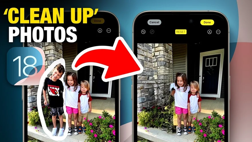 iOS 18.1: Tính năng Clean Up trên Photos gây tranh cãi