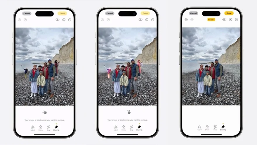 iOS 18.1: Tính năng Clean Up trên Photos gây tranh cãi