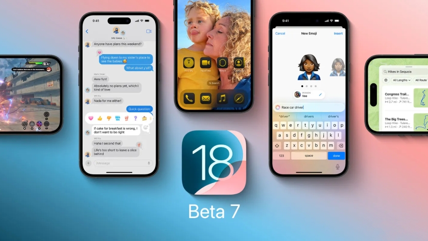 Apple phát hành iOS 18 Beta 7 cho các nhà phát triển