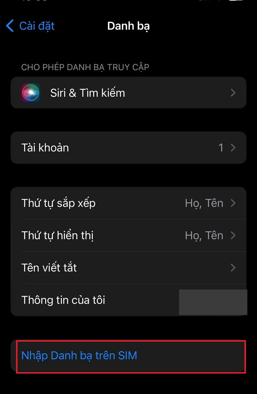 Cách chuyển danh bạ từ iPhone sang iPhone khác