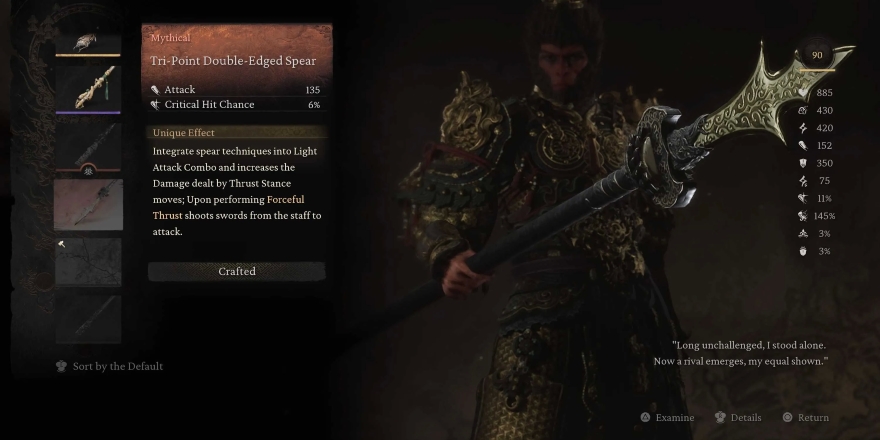 Black Myth: Wukong - Bảng xếp hạng các vũ khí mạnh nhất