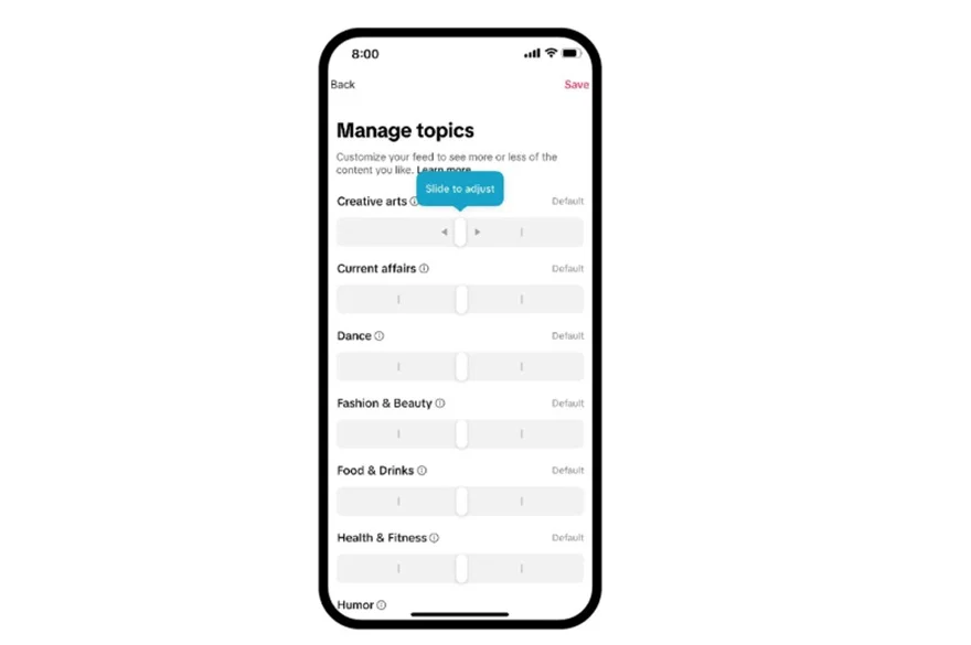 TikTok sắp cho người dùng điều khiển mục 
