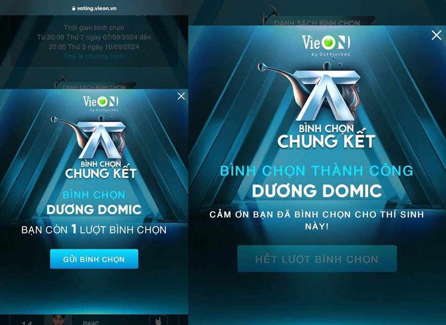 Cách bình chọn Chung kết Anh Trai Say Hi 