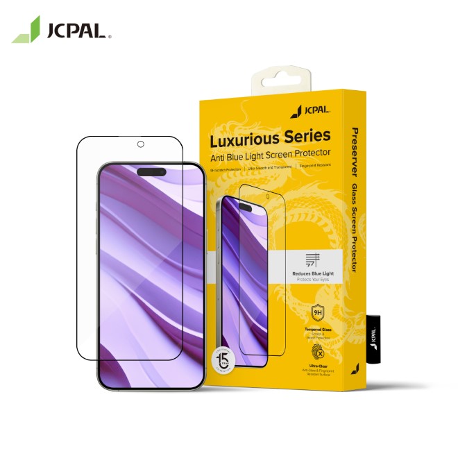 Cường lực chống ánh sáng xanh iPhone 16 Pro Max JCPAL Preserver