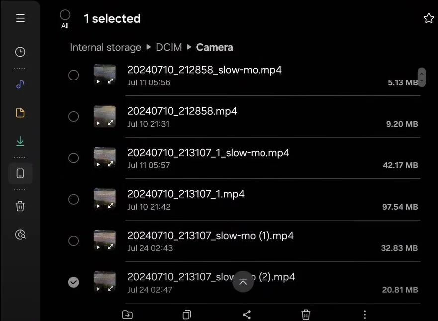 One UI 6.1.1 giúp sao chép và di chuyển tệp dễ dàng hơn