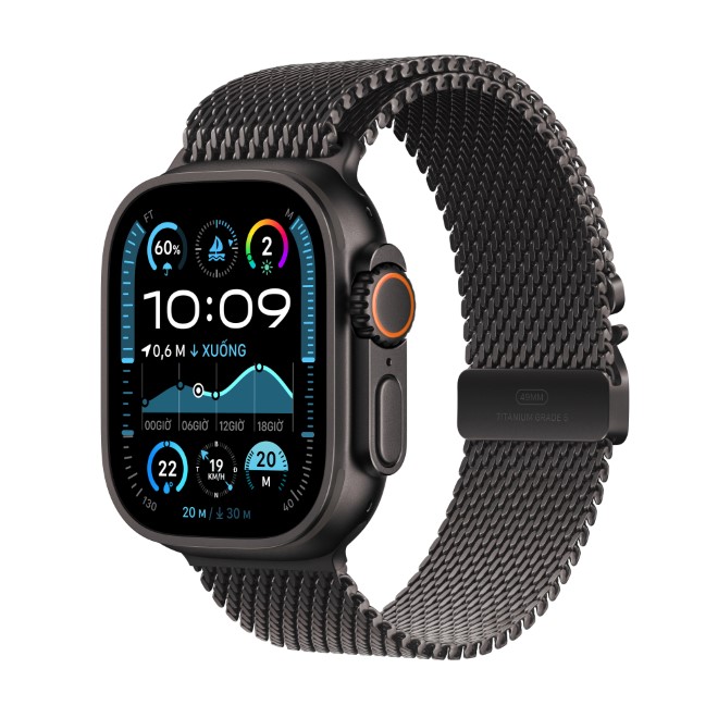 Apple Watch Ultra 2 2024 GPS + LTE 49mm - Vỏ Titan Dây Thép