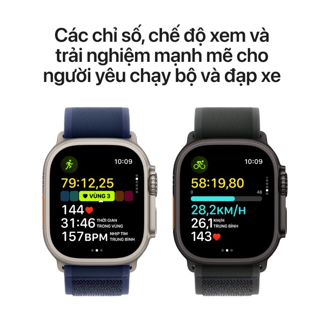 Apple Watch Ultra 2 2024 LTE 49mm Titan Dây Trail Loop