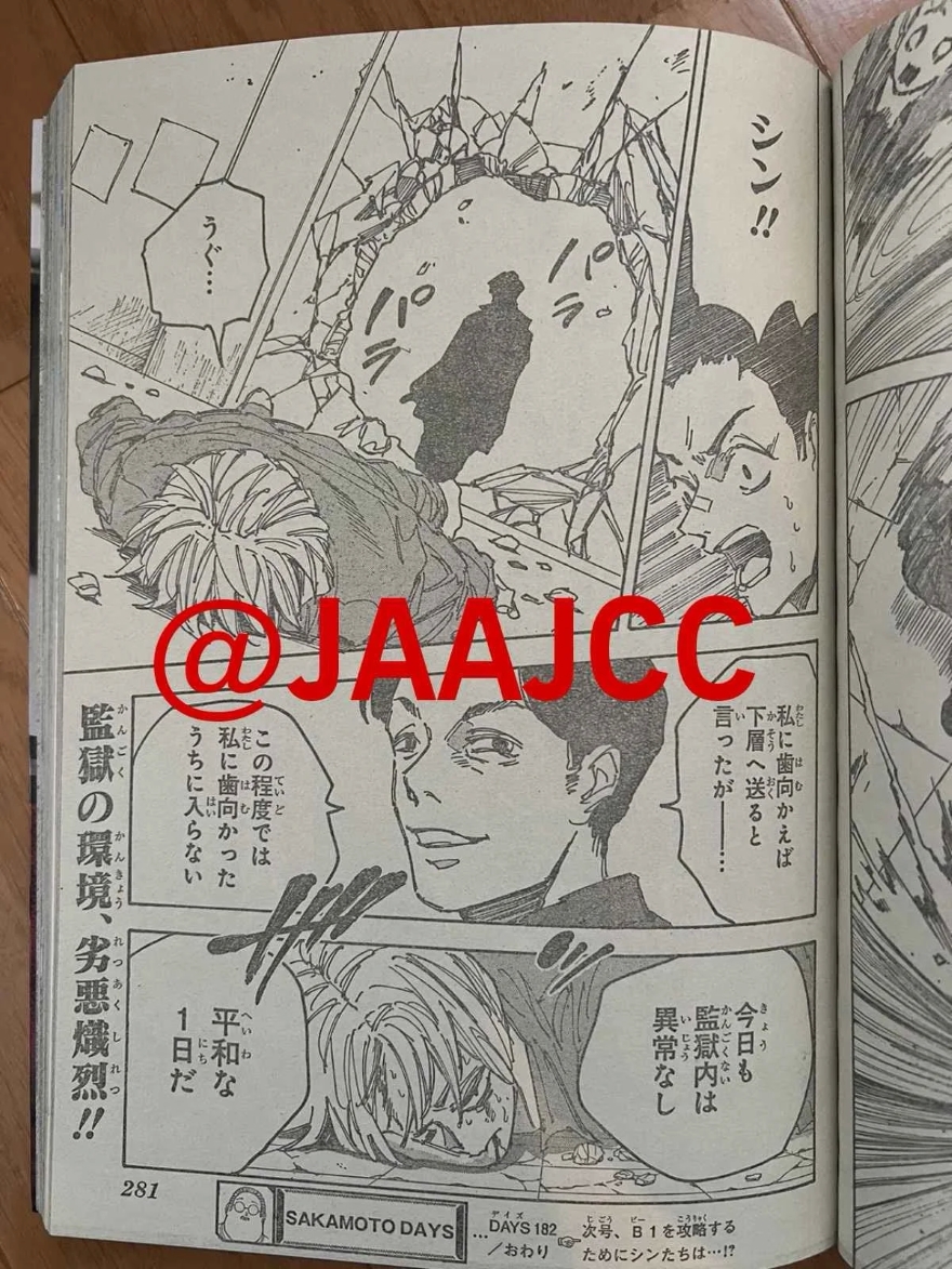 Spoiler Sakamoto Days chap 182