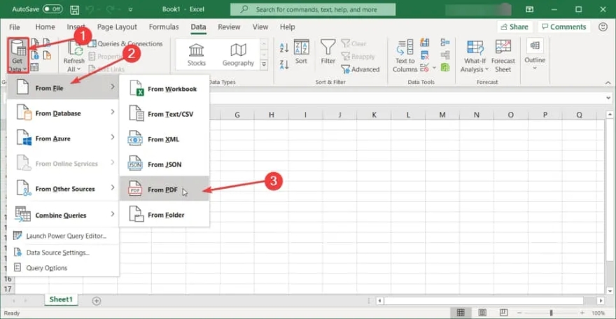 Tổng hợp các cách chuyển đổi file PDF sang Excel