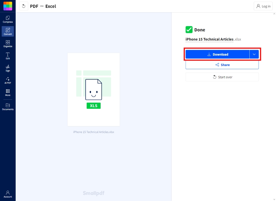 Tổng hợp các cách chuyển đổi file PDF sang Excel