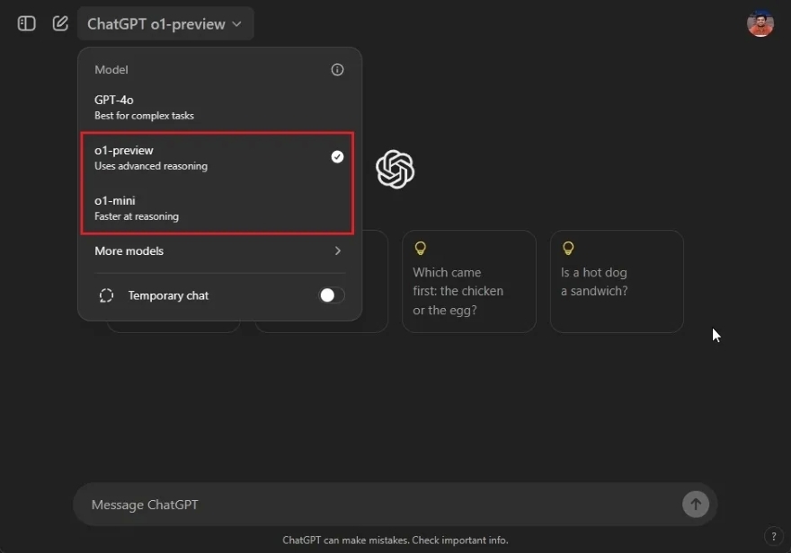 Khám phá ngay cách dùng mô hình ChatGPT o1 mới nhất