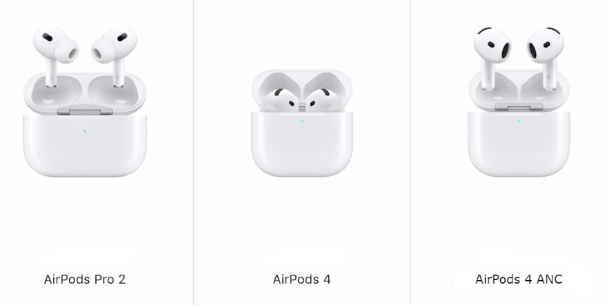 So sánh airpods 4 và airpods pro 2