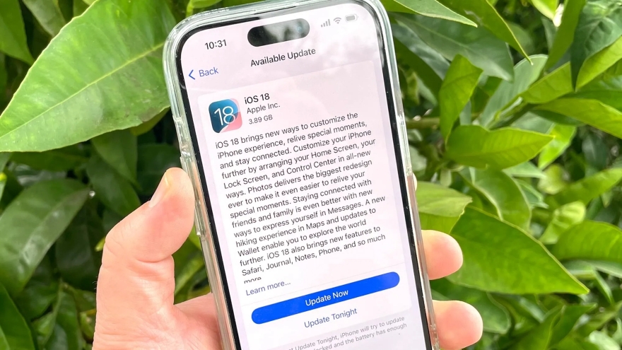 hạ cấp từ iOS 18 Beta xuống phiên bản iOS 18 ổn định