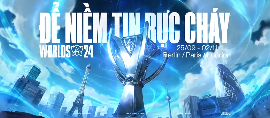 Cách xem Chung kết thế giới LMHT 2024 tại Việt Nam