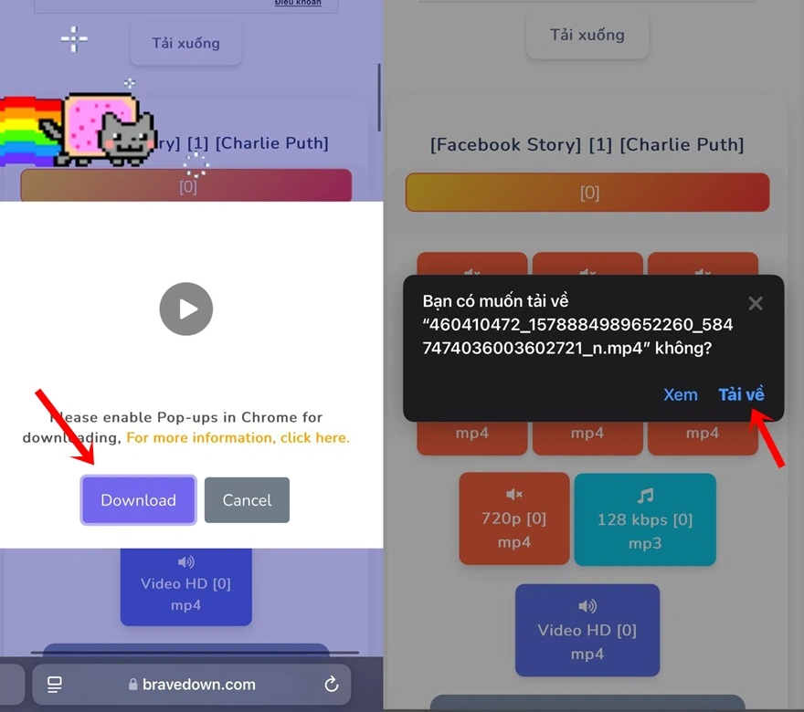 Cách tải story Facebook độ nét cao về iPhone