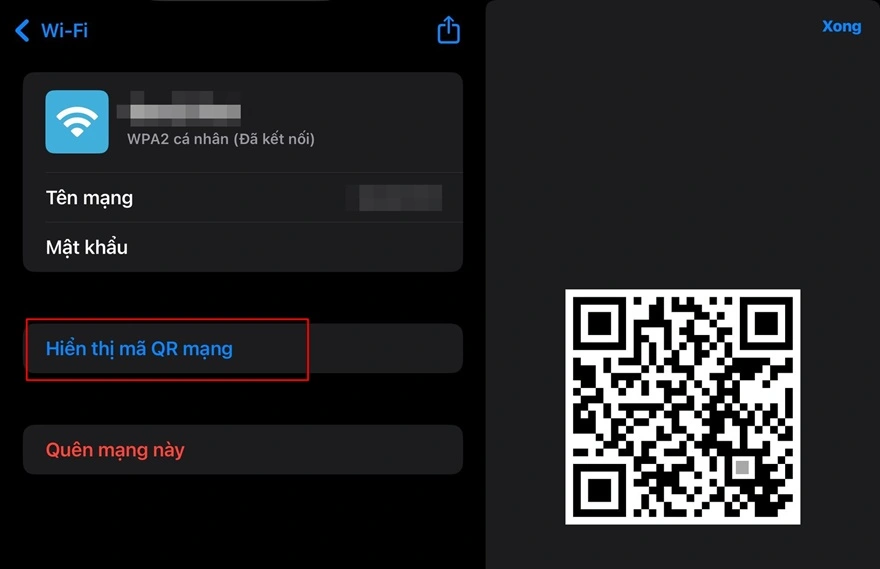 Cách chia sẻ mật khẩu Wi-Fi bằng mã QR trên iOS 18