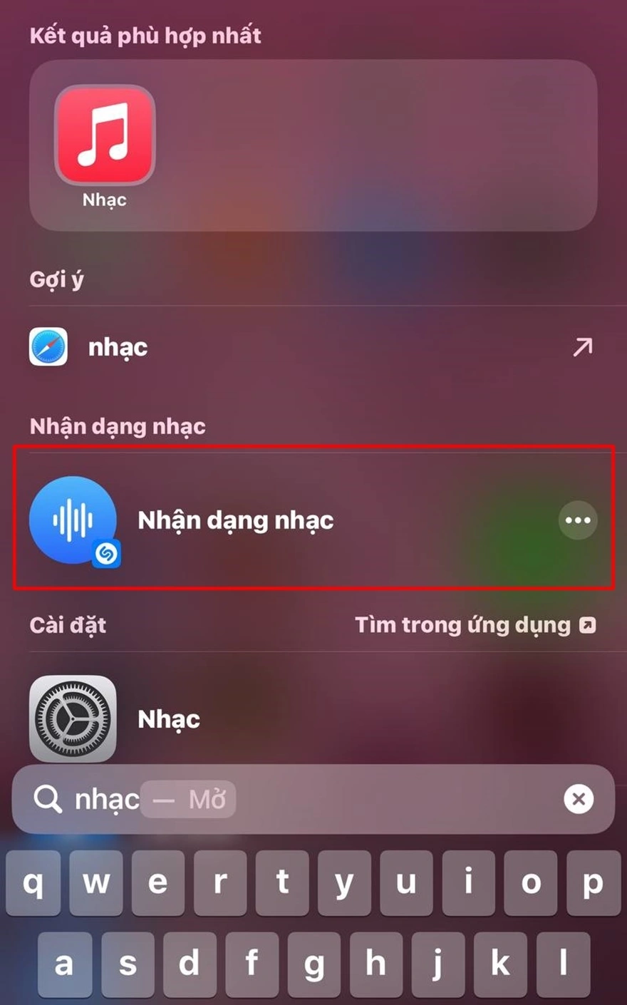Tìm bài hát qua giai điệu trên iPhone