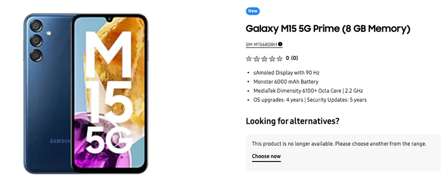 Galaxy M15 - Sự hồi sinh bất ngờ của dòng Prime