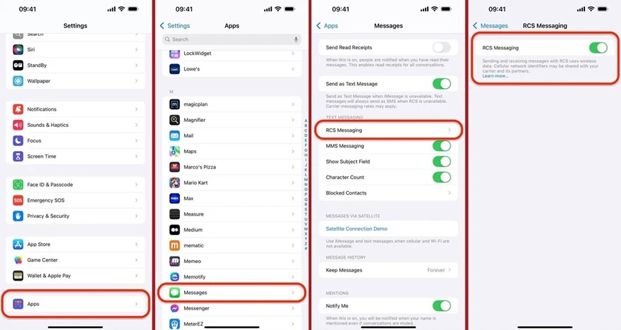 Mọi thông tin cần biết về nhắn tin RCS trên iOS 18