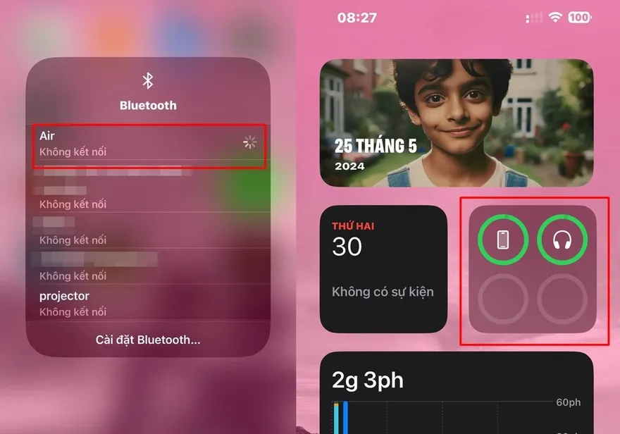 Cách kiểm tra dung lượng pin AirPods trên iOS 18