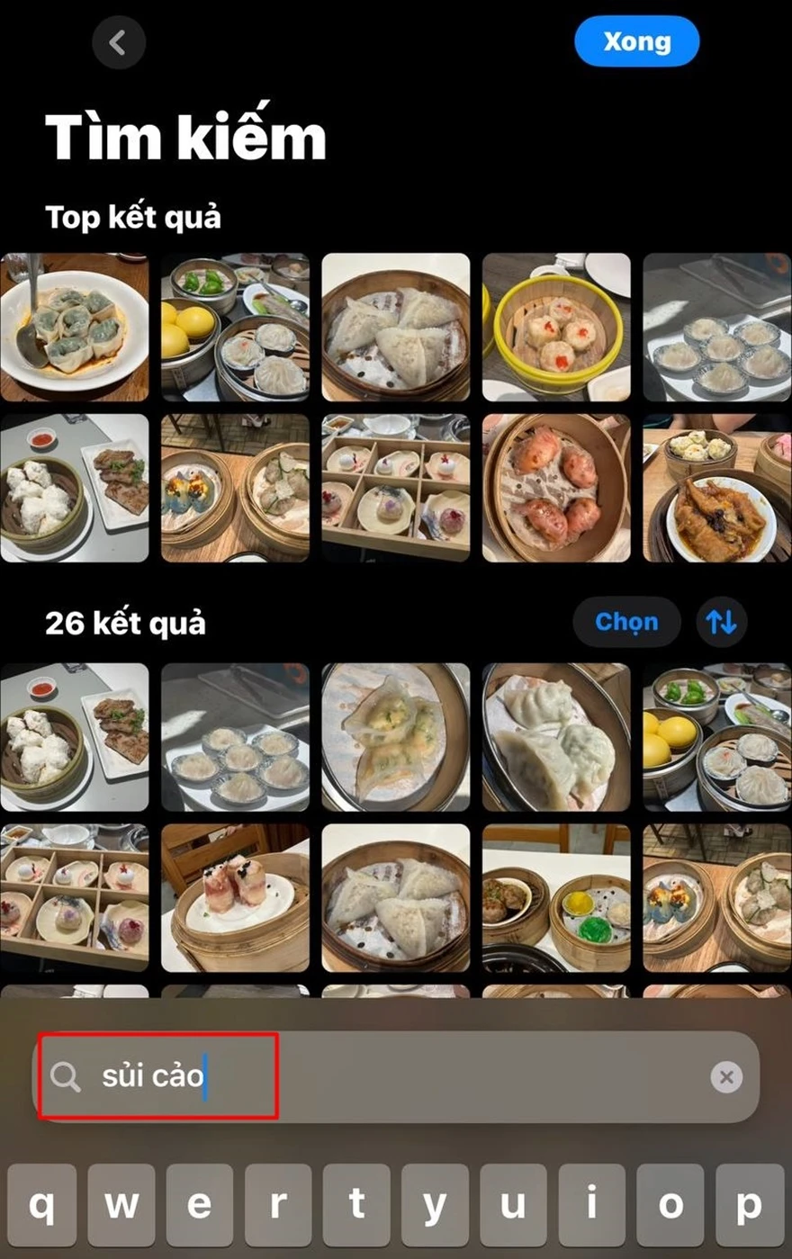 Tìm kiếm ảnh thông minh trên iOS 18