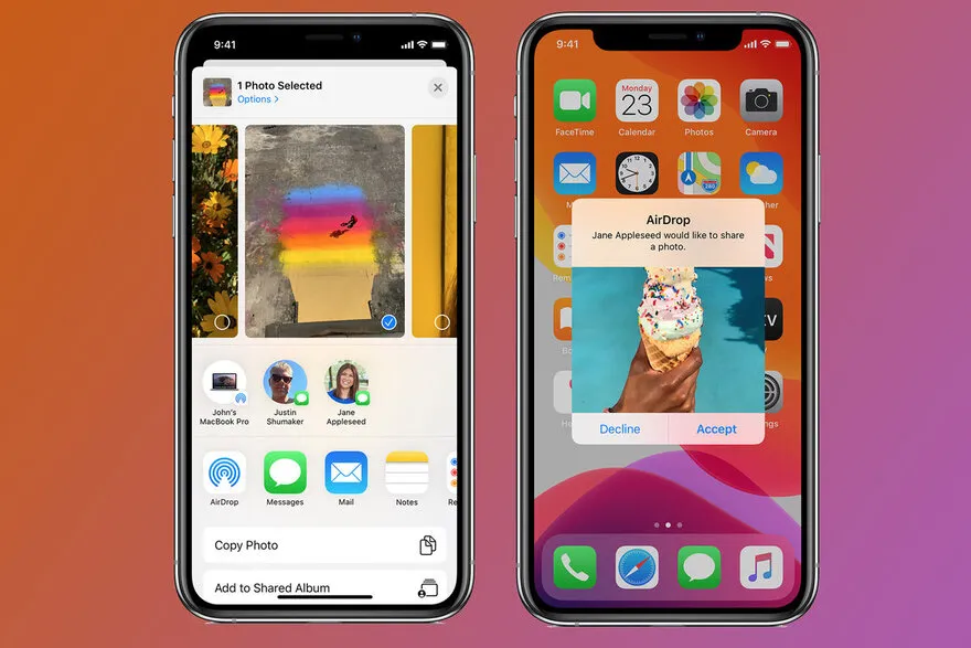 Ảnh nhận qua AirDrop được lưu ở đâu trên iOS 18?