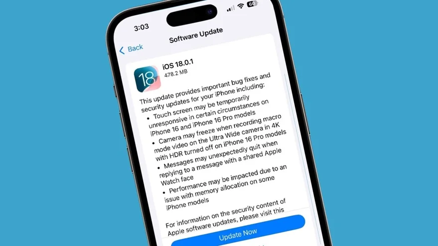 Có nên cập nhật iOS 18.0.1 ngay lúc này?