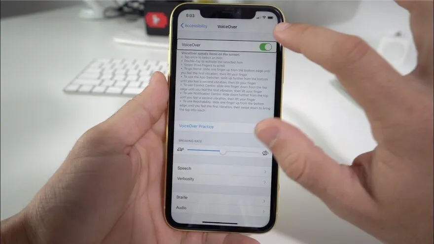 Xử lý lỗi VoiceOver đọc to mật khẩu người dùng trên iPhone