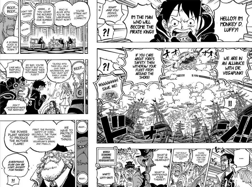 Dự đoán One Piece chap 1129: Đối đầu với 