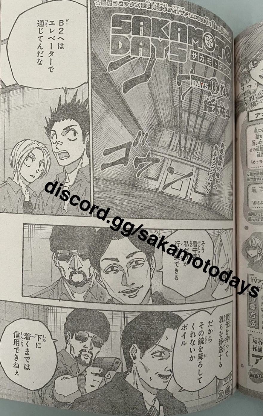 Spoiler Sakamoto Days chap 185