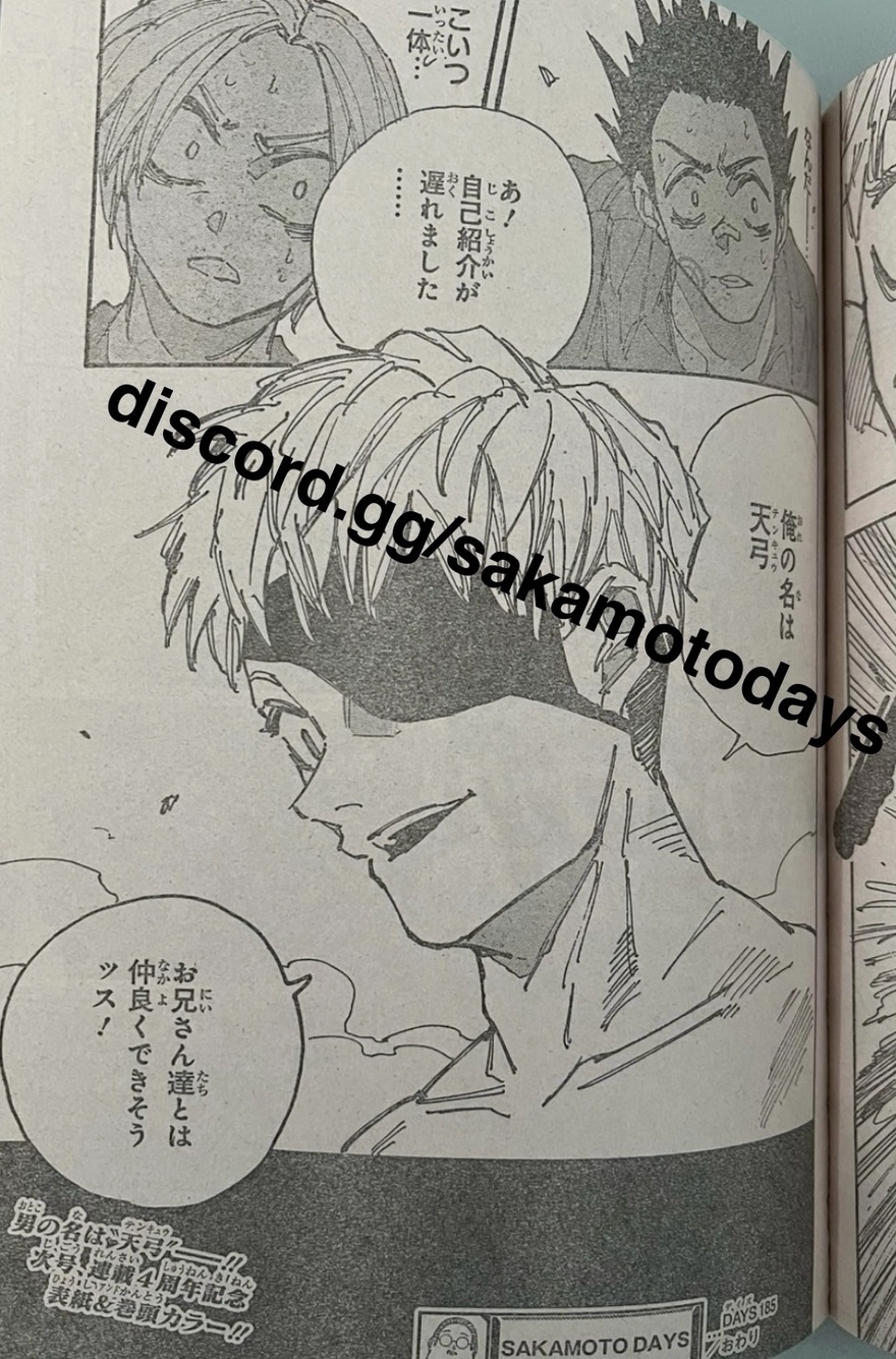 Spoiler Sakamoto Days chap 185