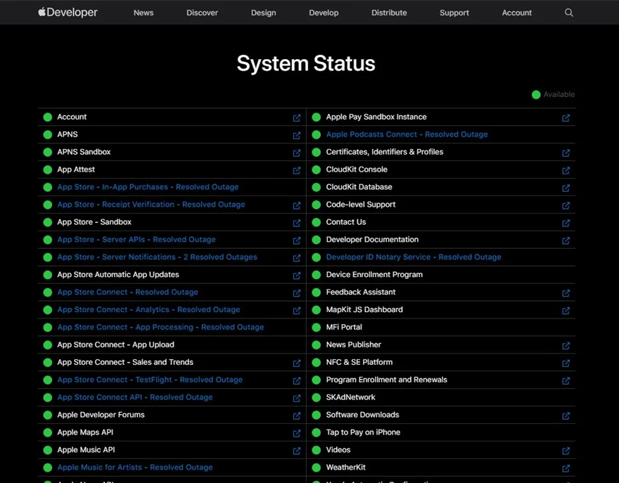 App Store gặp sự cố ngưng hoạt động trên diện rộng
