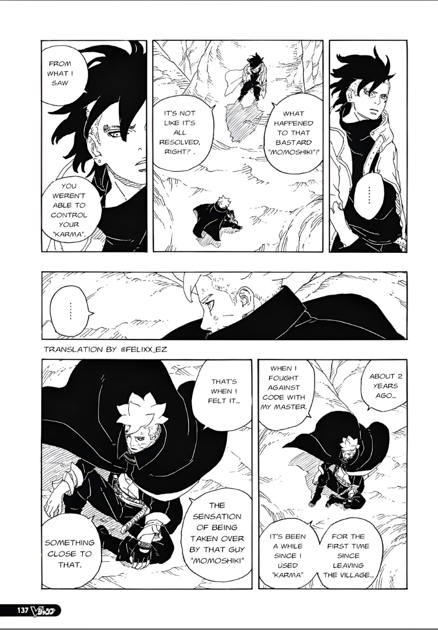 Spoiler Boruto chap 95