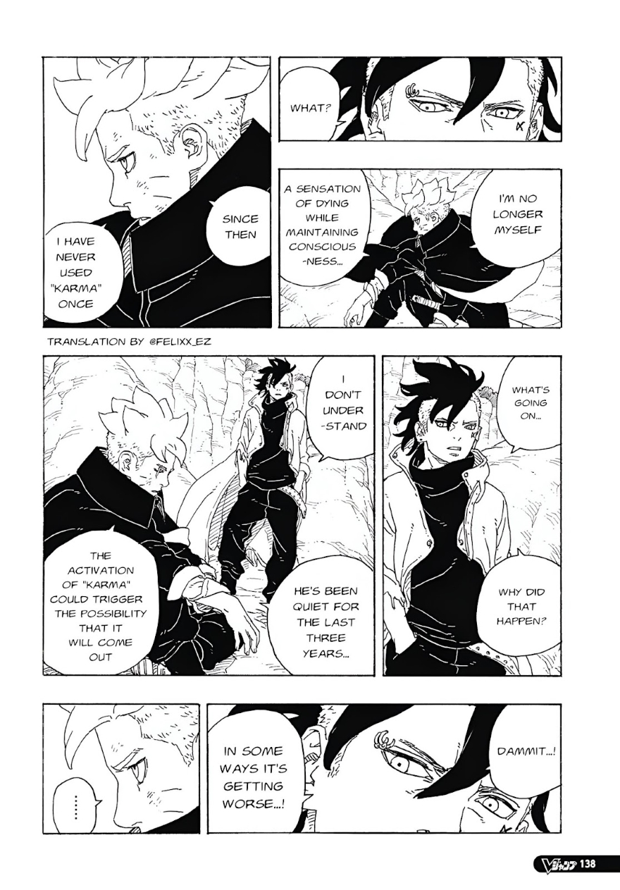 Spoiler Boruto chap 95