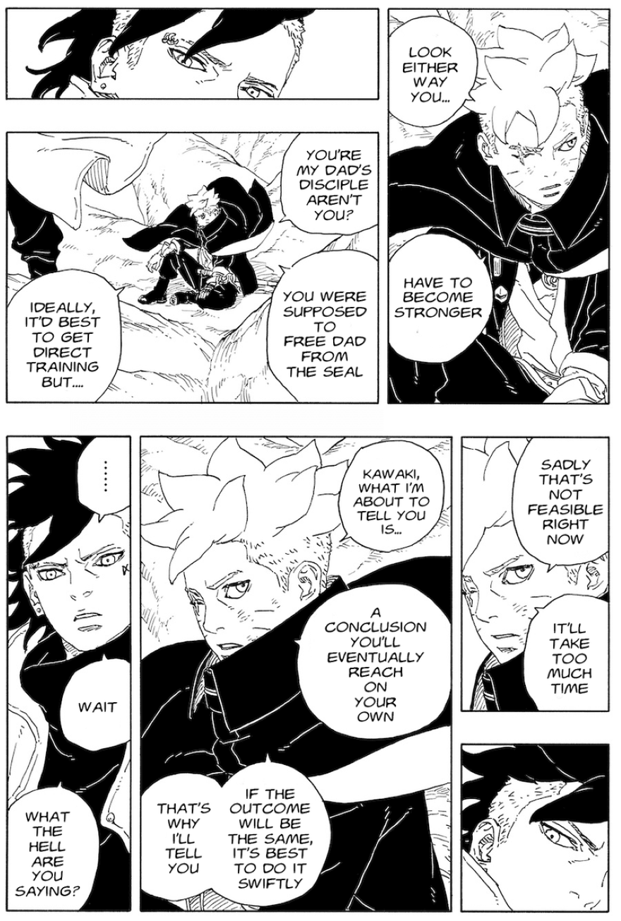 Spoiler Boruto chap 95