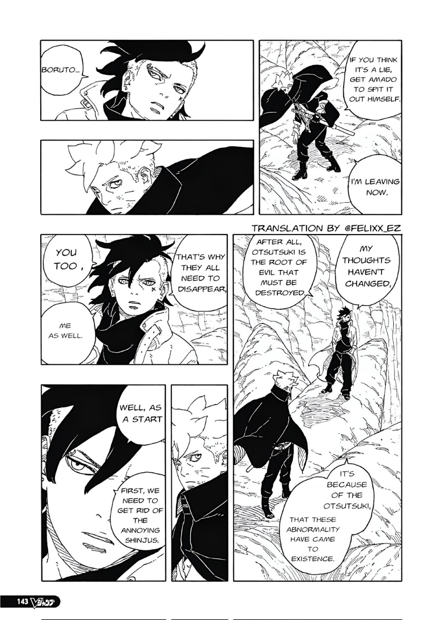 Spoiler Boruto chap 95