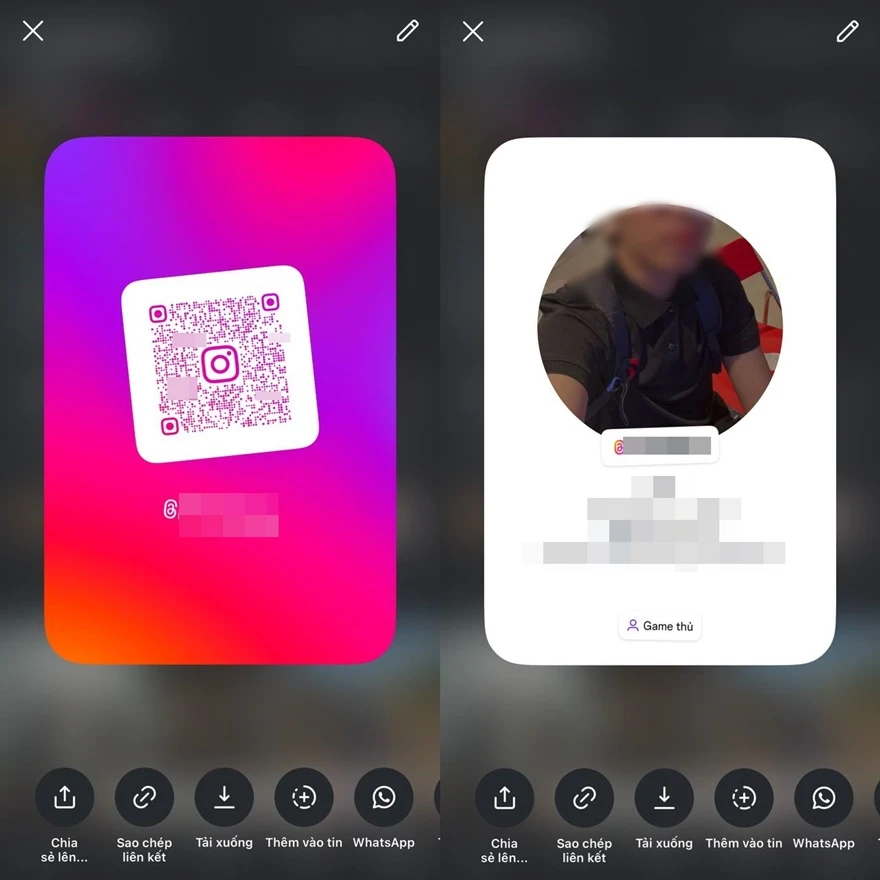 Cách tạo danh thiếp cá nhân trên Instagram