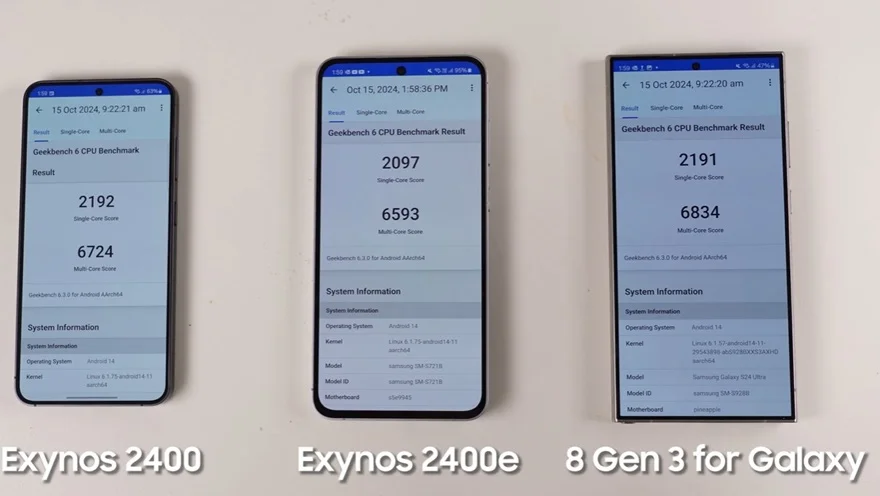 So sánh hiệu năng của Galaxy S24 FE và Galaxy S24 Ultra