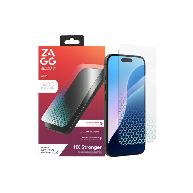 Cường lực iPhone 16 Pro Max ZAGG InvisibleShield XTR4