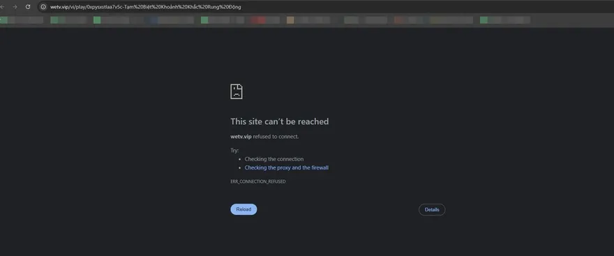 Trang xem phim WeTV không truy cập được, xử lý ra sao?