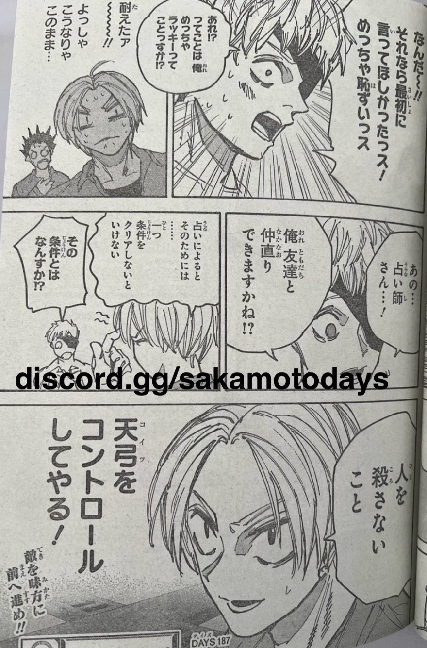 Spoiler Sakamoto Days chap 187
