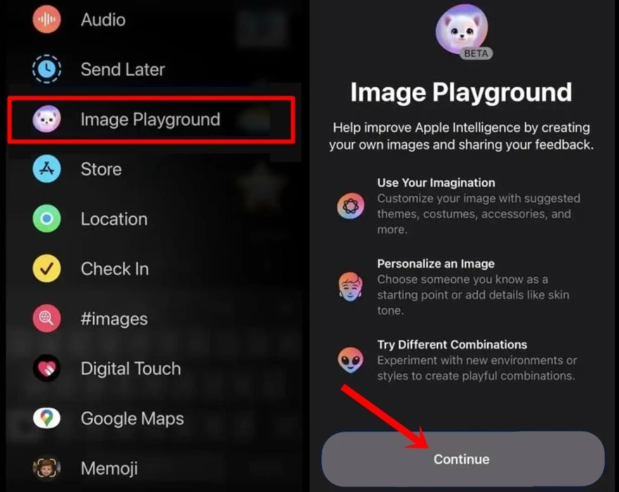 Toàn bộ về Image Playground trên iOS 18.2 Beta