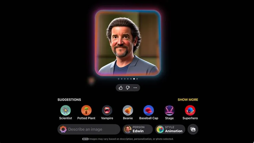 Toàn bộ về Image Playground trên iOS 18.2 Beta