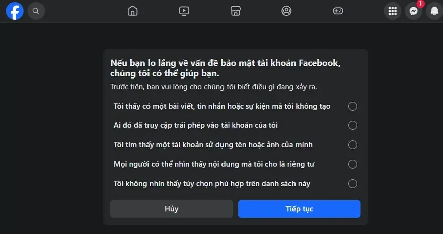 Dấu hiệu nhận biết Facebook của bạn đã bị hack