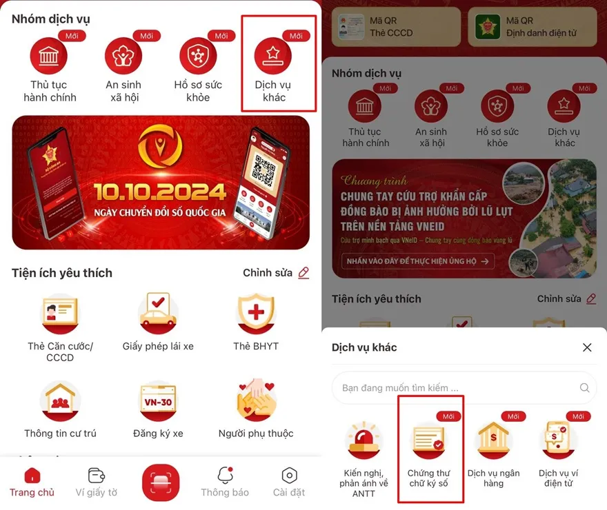 Cách tạo chữ ký số trên VNeID