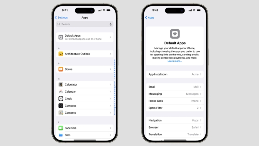 Cách thay đổi ứng dụng điện thoại và Nhắn tin mặc định trên iPhone