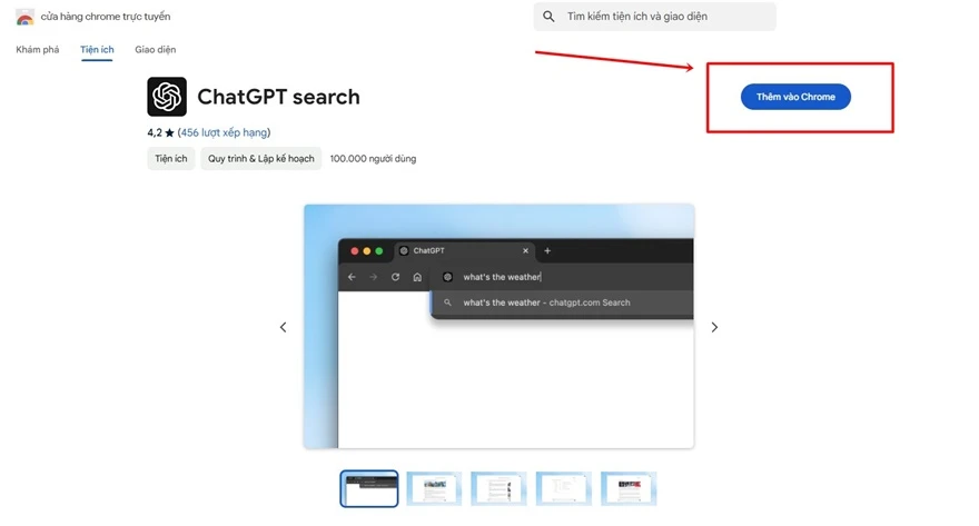 Cách cài đặt ChatGPT vào thanh tìm kiếm Chrome